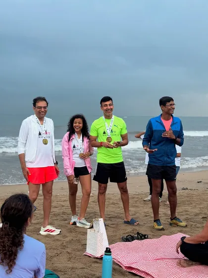 From the coast of Mumbai to the high altitudes of the Ladakh Half Marathon, our runners conquered the challenge. Here we are celebrating their incredible achievement after the race.