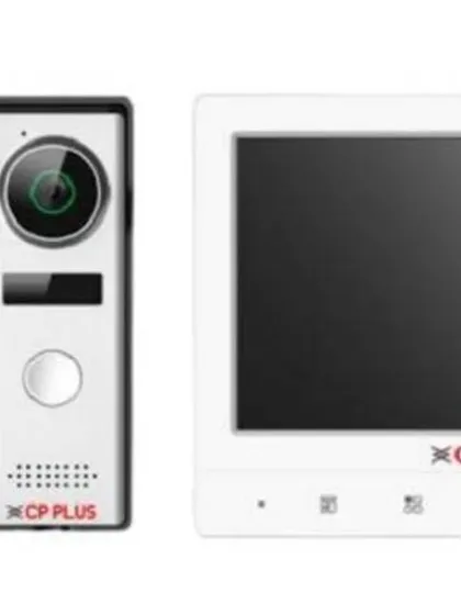 I install and repair modern video door phones like this CP Plus model. These devices add an extra layer of security, letting you see and speak to visitors before opening the door.