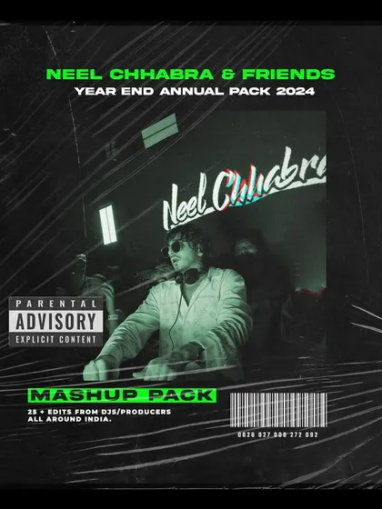 The artwork for the "Neel Chhabra & Friends Annual Mashup Pack 2024". I collaborated with some of the best DJs and producers from around India for this massive release.