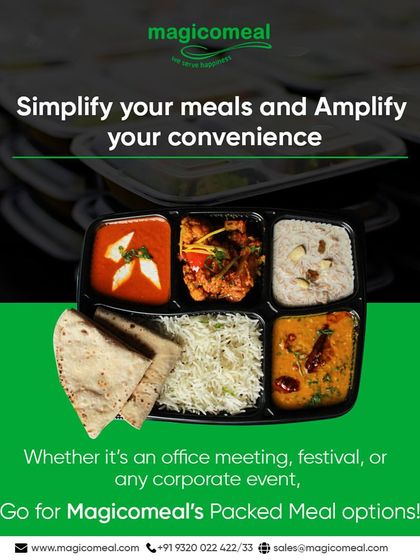 Simplify your meals and amplify your convenience with my packed meal options. This thali is perfect for any corporate event, festival, or meeting, offering a complete and satisfying meal without the fuss.