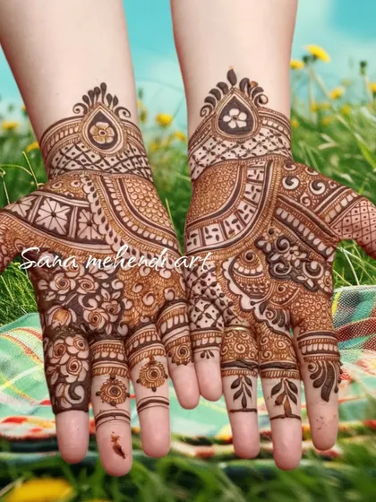 A bright and beautiful design with a swastika symbol, perfect for a festive occasion.