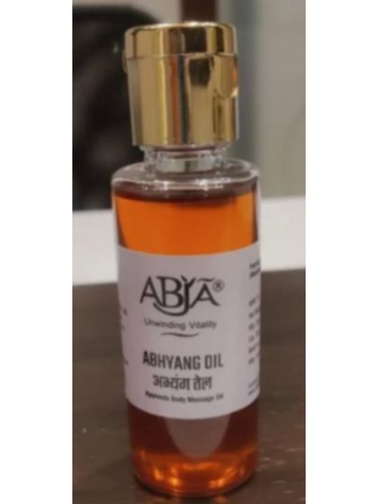 My Ayurvedic Body Massage Oil, or Abhyang Oil, is infused with herbs like ashwagandha to relax muscles, improve circulation, and calm the mind.