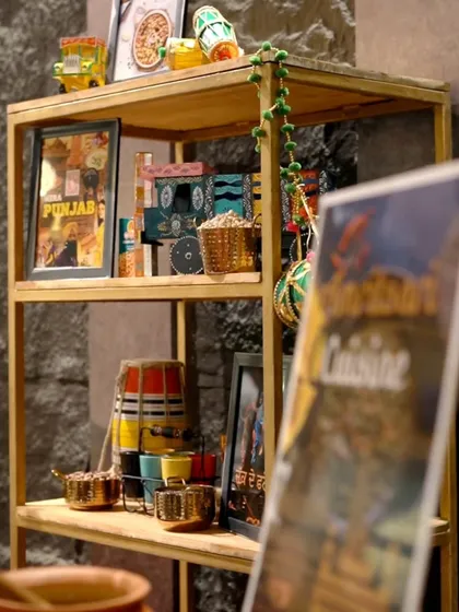 A closer look at our Punjabi and Awadhi themed decor, showcasing how we use small details to bring a culinary theme to life.