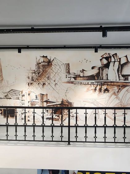 Shagufta - Mural and Wall Art Painting Art for Ambitious Workspaces photo 40