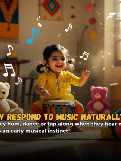 Does your child hum, dance, or tap along to music? This natural response is an early musical instinct. Our programs for young children are designed to build on this innate love for rhythm and melody.
