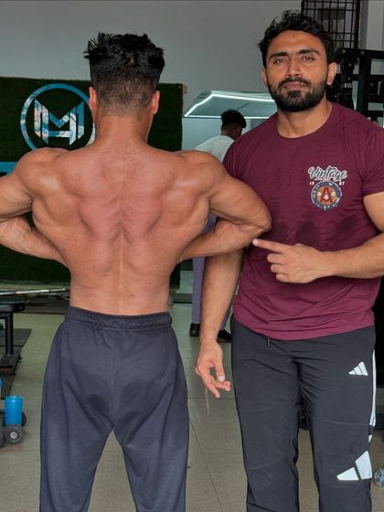 Back check. We are building a wide and thick back.