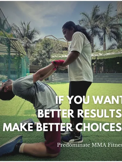If you want better results, make better choices. Choosing personal training means choosing a guided path to your fitness goals, like this assisted stretching session to improve flexibility.