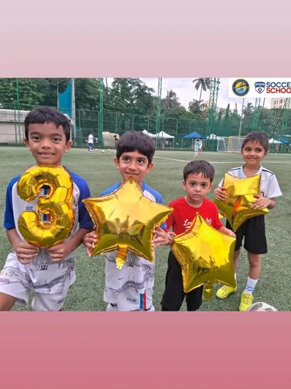 Our youngest players celebrating the academy's 3-Star AIFF rating. We are building a foundation for success from the earliest age groups.