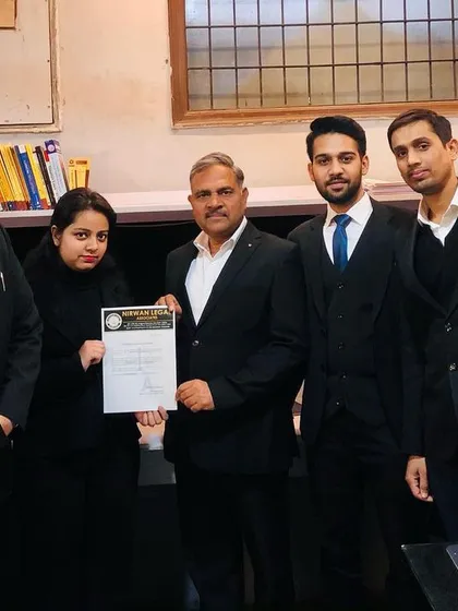 Congratulating Ms. Rimmi on completing her internship. Our team gathers to celebrate her success and wish her the best in her future legal endeavours.