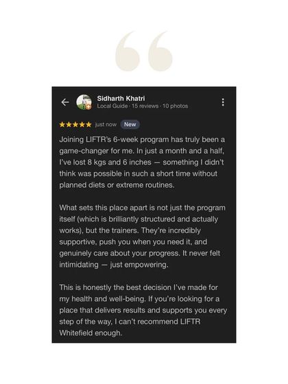 Liftr - 6-Week Body Transformation Program 6-Week Transformation Stories photo 4