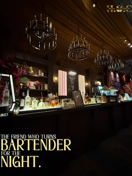 Every party has one: the friend who takes over the bar for the night. With our professional service, your friends can relax and enjoy the party while we handle the bartending.
