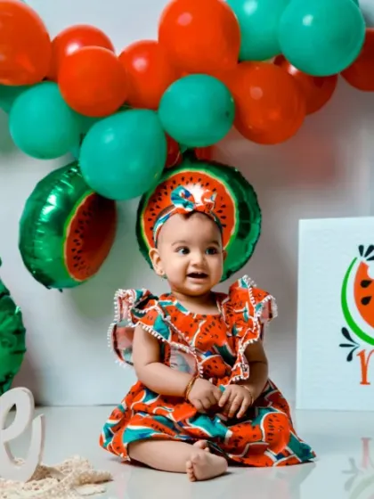 From tiny kicks to little giggles, and now ONE. This 'One in a Melon' theme is a sweet way to celebrate a first birthday.