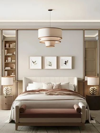 Dreaming in Colors & Textures - Modular Interiors & Room Renovation Serene Master Bedrooms photo 8