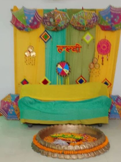 Shanaya Decorations - Wedding & Pre-Wedding Decoration Vibrant Haldi & Mehendi Setups photo 39