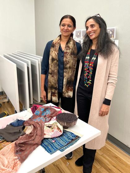 A community conversation at Parsons School of Design in New York. We enjoyed visiting their textiles studio, sharing our craft, and discussing future collaborations with the next generation of designers.