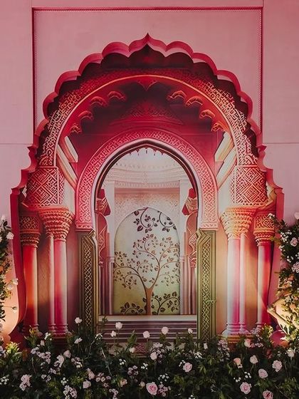 Crimson and Cherry - Wedding Design & Styling Grand Receptions & Sangeet Nights photo 32