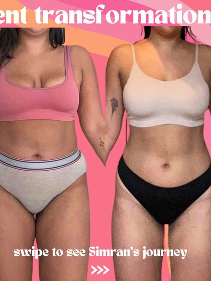 The front view of her transformation. She's not just leaner; she's stronger and more confident, fitting into outfits she hadn't worn in months.