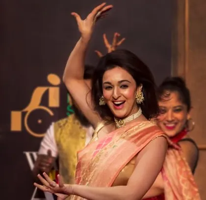 It's all about the joy of dance. This close-up captures the pure happiness of a performer during a show we choreographed for healthcare workers. We aim to create performances that are not just entertaining but also genuinely uplifting.