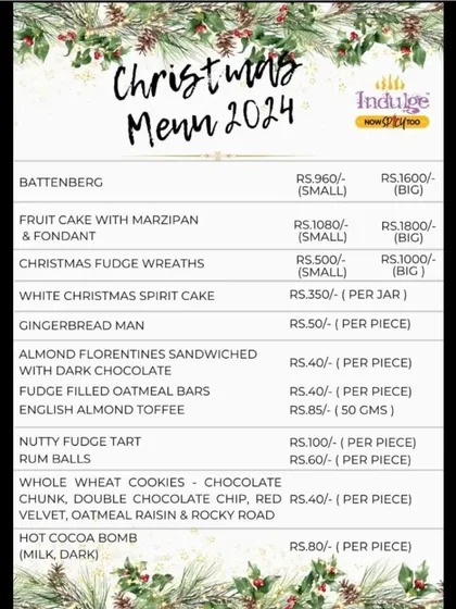 Here is my Christmas Menu from 2024. I love creating a special list of goodies for the holiday season, including everything from classic fruit cake to nutty fudge tarts and hot cocoa bombs.
