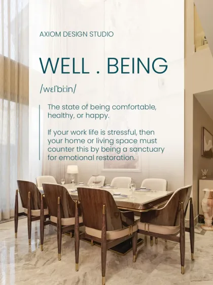 We believe a home should be a sanctuary for emotional restoration. This dining space is designed to feel comfortable, healthy, and happy.