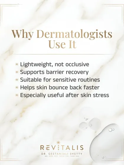 Why Dermatologists Recommend Snail Mucin. We use it because it's lightweight, supports barrier recovery, and is suitable for sensitive skin, especially after procedures or skin stress.