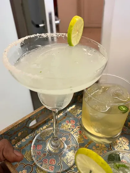 A classic Margarita with a salted rim. We master the classics and can also give them a unique twist.