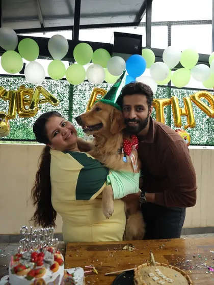 This is what a perfect dog birthday party looks like. We take care of all the details, from the balloons to the special dog-friendly birthday cake, so you and your family can focus on celebrating your most important member.