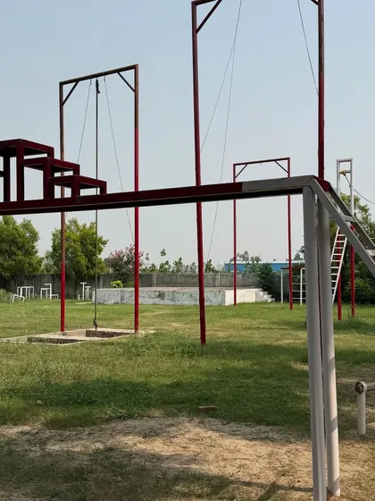 Your physical fitness is non-negotiable. Our grounds and obstacle courses are designed to build the stamina and mental toughness required for the armed forces, because a fauji is strong in both mind and body.