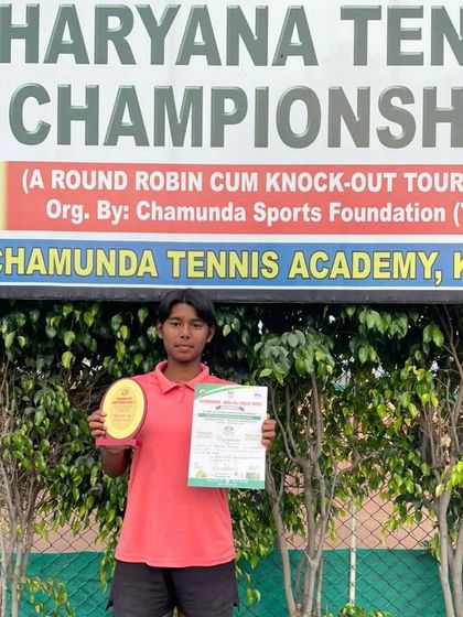 Well done to Agrima Jaiswal for reaching the finals in the Championship Series Under 16 event in Karnal. Every tournament pushes us to get better.