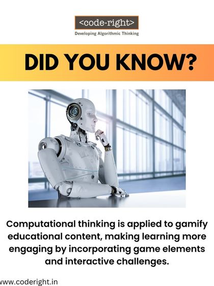 Computational thinking is used to "gamify" education, making it more engaging. My workshops are a perfect example of this, as I use game elements and interactive challenges to make learning complex topics fun.