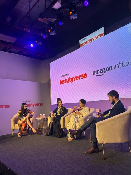 A panel discussion on the Amazon Influencer program at Beautyverse. We managed this segment as part of the day's full schedule.