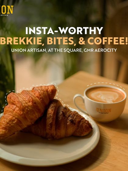 Insta-worthy croissants and coffee at Union Artisan. This spot is perfect for a breakfast meeting or a visually pleasing backdrop for a work session you might share on social media.