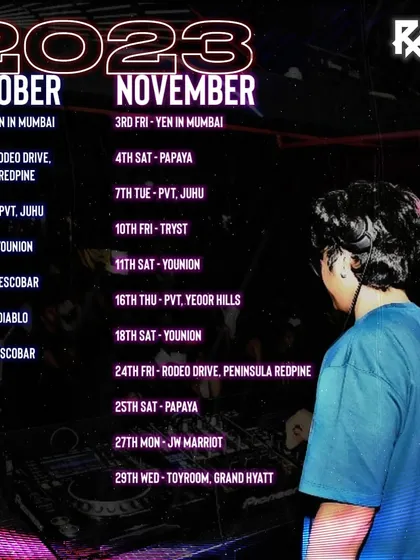 October and November 2023 were wonderful, with power-packed shows at some of the most amazing venues in Bombay. The grind is constant.