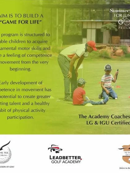 We focus on early development to create greater sporting talent and healthy habits. All our academy coaches are LG & IGU Certified to guide your child's journey.
