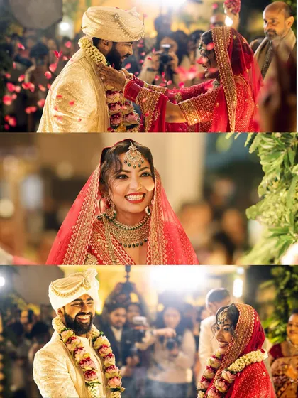 A collage of moments from my own wedding. I believe wedding photography should be about the raw, unscripted emotions. The happy tears, the shared laughter, and the quiet glances are the details that make your story unique, and that's what I focus on capturing.