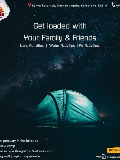 Get loaded with your family and friends under a starry sky. Our tents offer a front-row seat to nature.