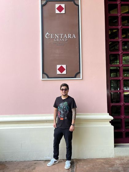 Arriving at the Centara Grand in Phuket for a destination wedding. Being a travel-ready DJ means I'm prepared for gigs anywhere in the world.