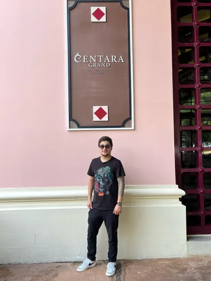 Arriving at the Centara Grand in Phuket for a destination wedding. Being a travel-ready DJ means I'm prepared for gigs anywhere in the world.