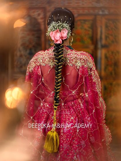 Deepika Makeup and Hair - Professional Makeup & Hair Academy Elegant North Indian & Fusion Bridal Styles photo 20