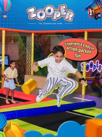 Get ready for an action-packed day. This is where you can let loose, burn off some energy, and feel the pure fun of jumping.