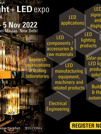 A comprehensive graphic illustrating the vast product categories on display, from raw materials and components to finished products and automation systems.