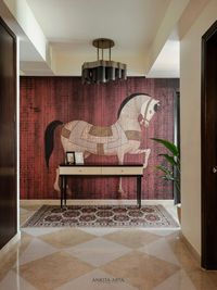 Indian Textile-Inspired Wall Art