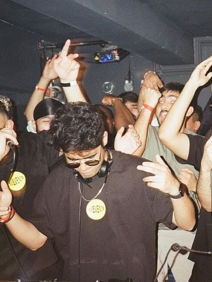 Gun fingers up. The crowd was fully in it for this one, a proper high-energy set with the crew.