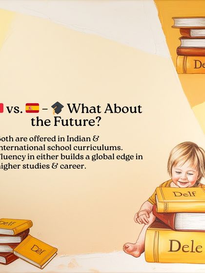 What about the future? Both French and Spanish are offered in Indian and international school curriculums and give students a competitive edge for higher studies and careers.
