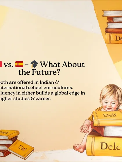 What about the future? Both French and Spanish are offered in Indian and international school curriculums and give students a competitive edge for higher studies and careers.