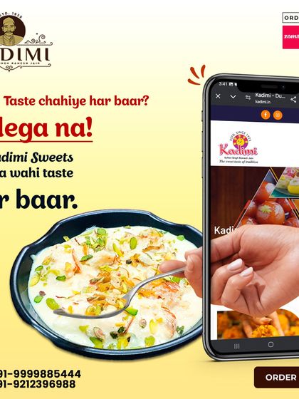 The Authentic Taste of Lachcha Rabri. We promise the same authentic taste every time you order. Our Lachcha Rabri is a testament to that promise, rich with layers of cream and nuts.