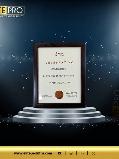 We are proud to be honored by Max Estates as a Top Performing Channel Partner. This award celebrates our contribution to their higher sales and the success of their projects.
