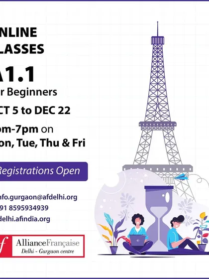 We regularly open new online batches for A1.1 beginners. This course is perfect for those starting their French language journey from scratch.