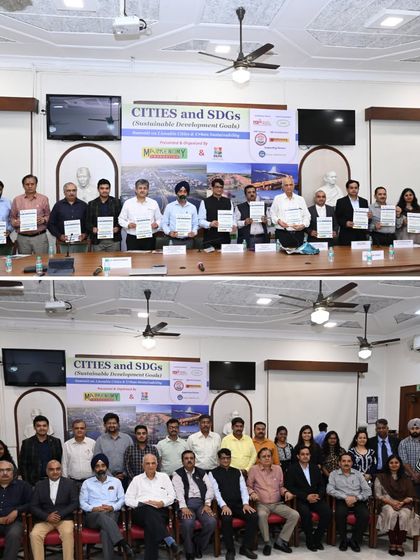 We were privileged to participate in the "Cities and SDGs - Summit on Liveable Cities" in Mumbai. Our principal, Dheeraj Patil, explained how our landscape architecture projects contribute to urban sustainability, climate change resilience, and achieving UN Sustainable Development Goals.