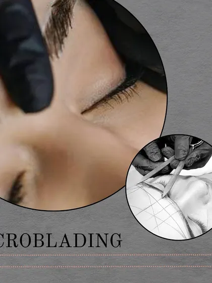 Microblading is my go-to technique for creating beautifully defined, natural-looking brows. It involves manually creating hair-like strokes to fill in and shape the brow area.